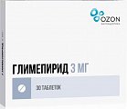 Купить глимепирид, таблетки 3мг, 30 шт в Нижнем Новгороде