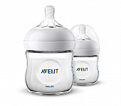 Купить avent (авент) бутылочка для кормления с рождения natural 125 мл 2шт (scf030/27) в Нижнем Новгороде