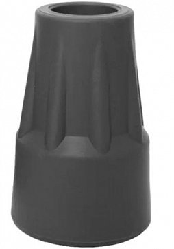 Наконечник для тростей и костылей, диаметр 18мм серый