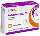 Купить ребамипид-сз, таблетки, покрытые пленочной оболочкой 100мг, 90 шт в Нижнем Новгороде