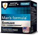 Купить man's formula (мен-с формула) больше чем поливитамины энергия+иммунитет, капсулы массой 940 мг 60шт бад в Нижнем Новгороде