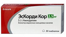 Купить эскорди-кор, таблетки 2,5мг, 30 шт в Нижнем Новгороде