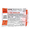 Шприц 1мл SFM инcулиновый U-100 с иглой 0,33х12,7 10шт