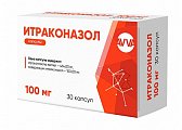 Купить итраконазол, капсулы 100мг, 30 шт в Нижнем Новгороде