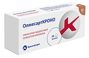 Купить олмесарткроно, таблетки покрытые пленочной оболочкой 10мг 28шт в Нижнем Новгороде