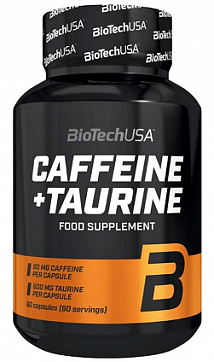 Biotechusa Кофеин+Таурин, капсулы 60шт БАД