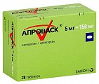 Купить апроваск, таблетки, покрытые пленочной оболочкой 5мг+150мг, 28 шт в Нижнем Новгороде