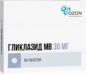 Купить гликлазид мв, таблетки с модифицированным высвобождением 30мг, 60 шт в Нижнем Новгороде