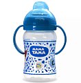 МАМА ТАМА Поильник-непроливайка с силиконовым носиком с 6 месяцев цвет синий,270мл (MT/009)