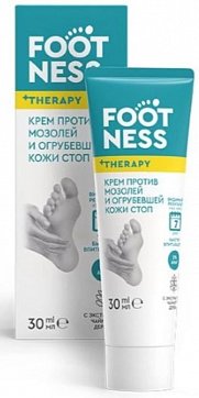 Footness (Футнесс) крем против мозолей и огрубевшей кожи стоп, 30мл