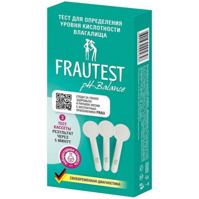 Купить тест для диагностики влагалищной кислотности frautest (фраутест) ph-баланс, 3 тест-полоски в Нижнем Новгороде