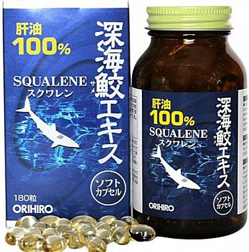 Orihiro (Орихиро) Сквален капсулы 440мг 180шт БАД