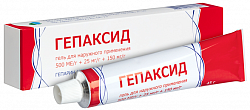 Купить гепаксид, гель для наружного применения 500 ме/г+25 мг/г+150 мг/г, 45г в Нижнем Новгороде