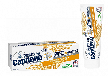 Pasta del Сapitano (Паста дель Капитано) зубная паста абсолютная защита имбирь, 75мл
