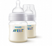 Купить avent (авент) бутылочка для кормления с рождения anti-colic 125 мл 2 шт (scf810/27) в Нижнем Новгороде