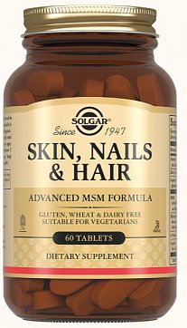 Solgar (Солгар) Кожа, волосы и ногти, таблетки 60 шт БАД