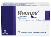 Купить инспра, таблетки, покрытые пленочной оболочкой 50мг, 30 шт в Нижнем Новгороде
