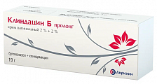 Купить клиндацин б пролонг, крем вагинальный 2%+2%, туба 19г+аппликатор 3шт в Нижнем Новгороде