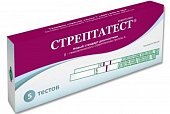 Купить стрептатест экспресс-тест для диагностики стрептококка группы а 5 шт в Нижнем Новгороде