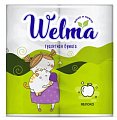 Велма (Welma) бумага туалетная двухслойная Яблоко, 4 шт