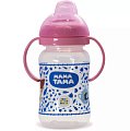 МАМА ТАМА Поильник-непроливайка с силиконовым носиком с 6 месяцев цвет розовый,270мл (MT/010)