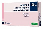 Купить асиглия, таблетки покрытые пленочной оболочкой 100мг, 28шт в Нижнем Новгороде