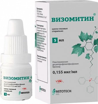 Визомитин, капли глазные 0,155мкг/мл, флакон 5мл