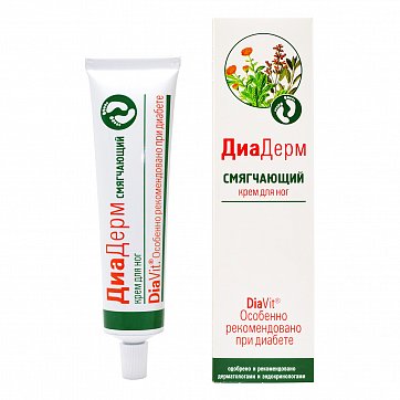 ДиаДерм крем для ног смягчающий при сахарном диабете, 75мл